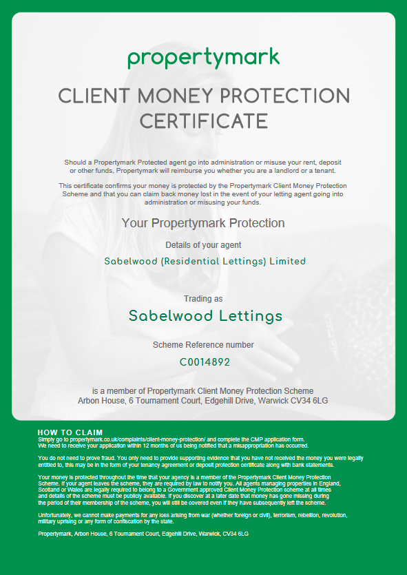 Client Money Protection Certificate